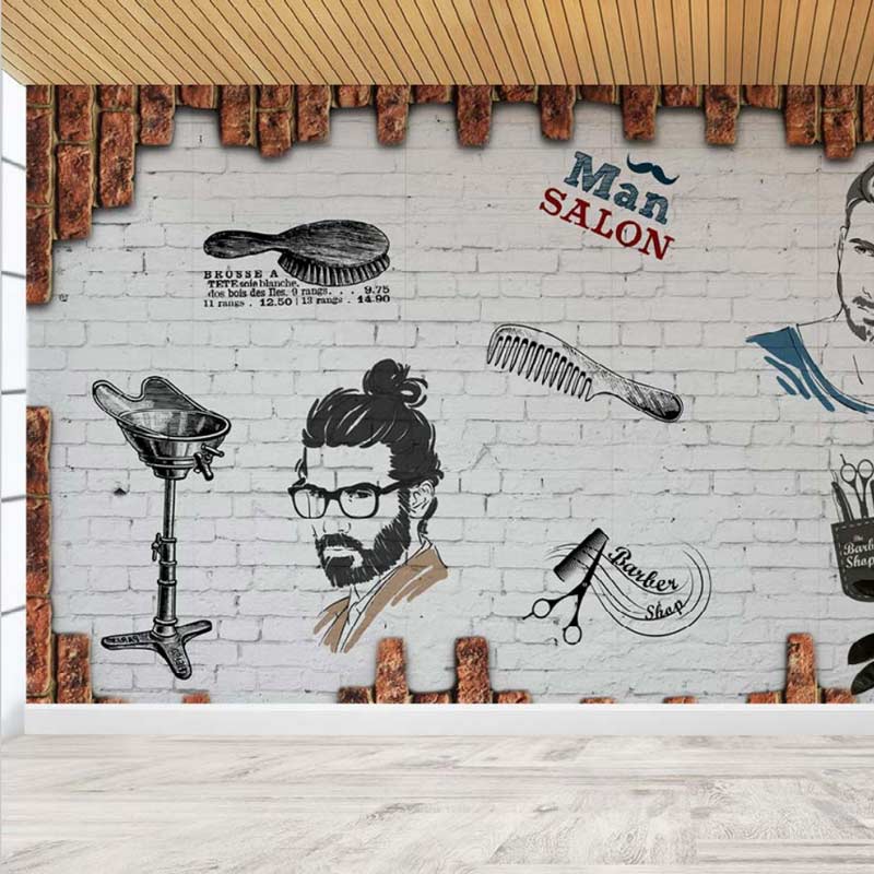 Men's Barber Shop Wallpaper