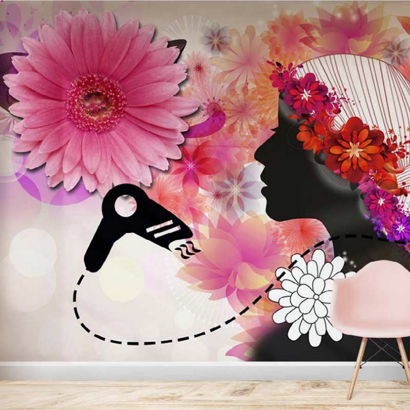 Hair Saloon Custom Wallpaper