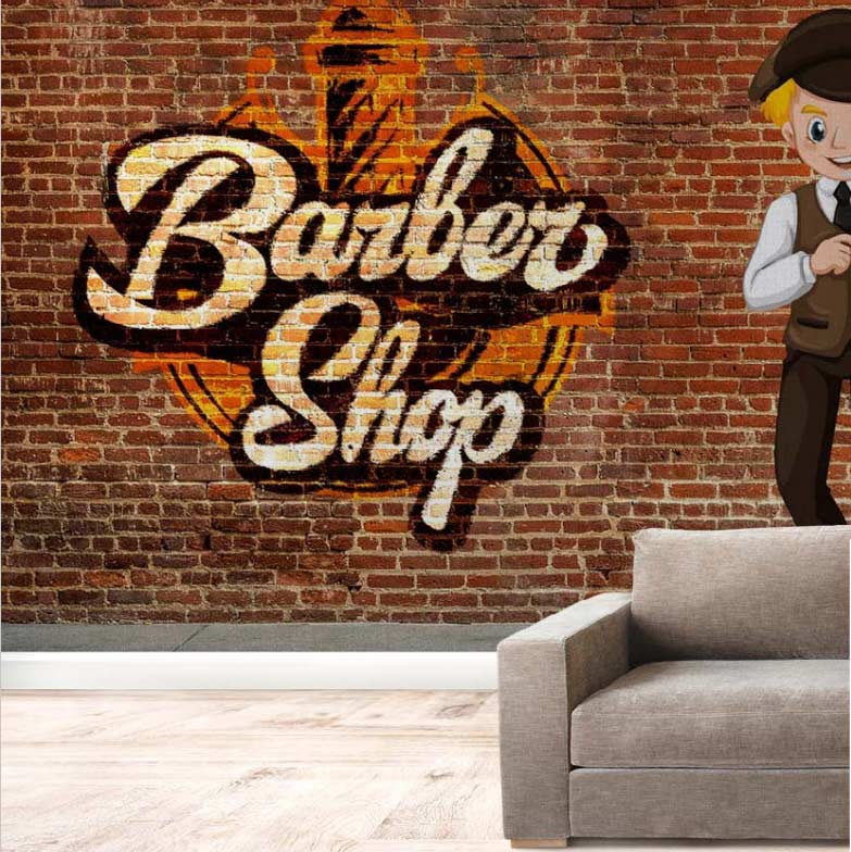 Barber Shop Custom Wallpaper