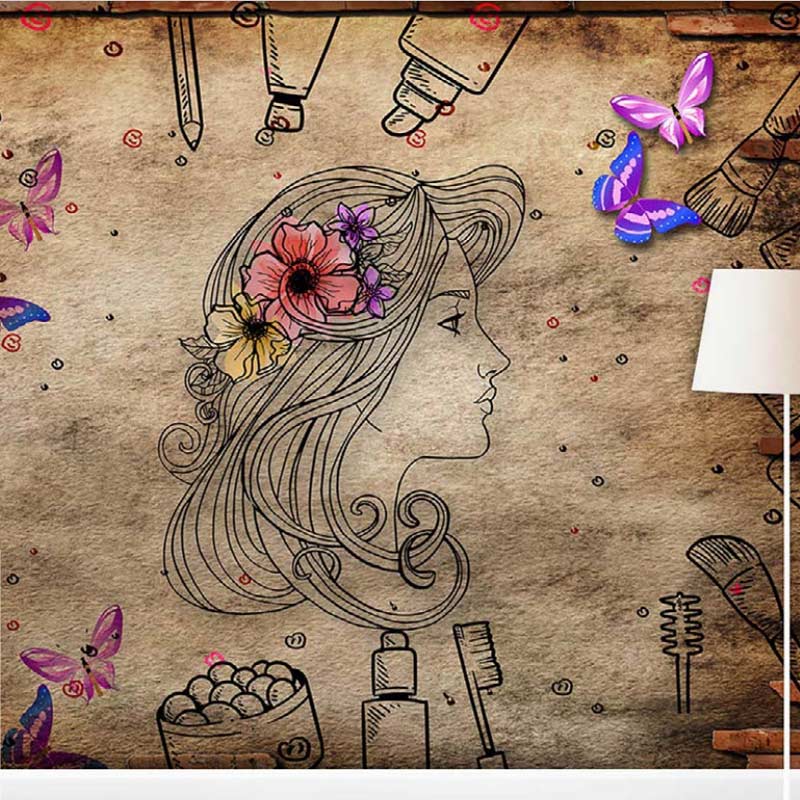 Girl's Parlour Wall Mural