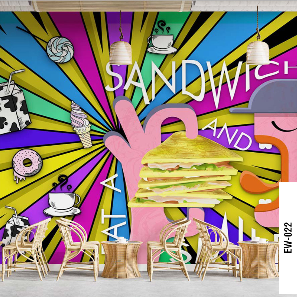 Fast Food Wall Mural