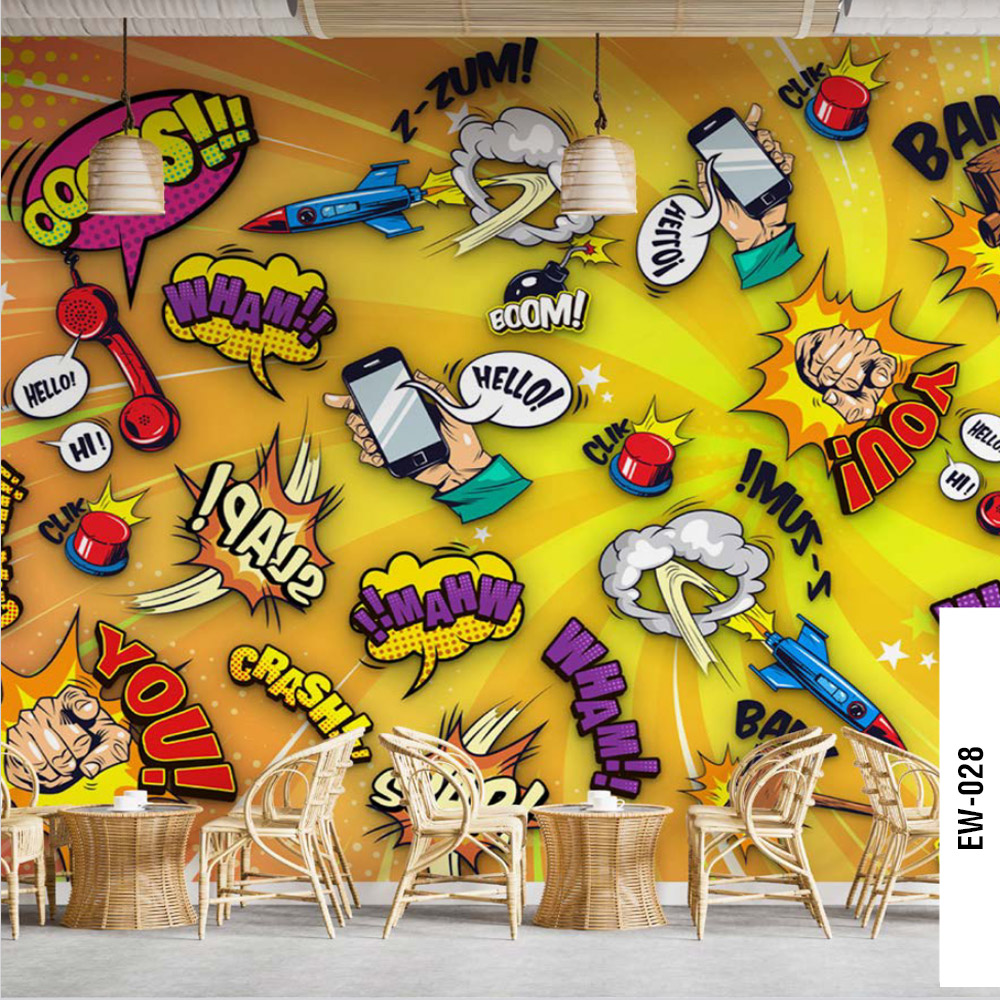 Stickers Wall Mural