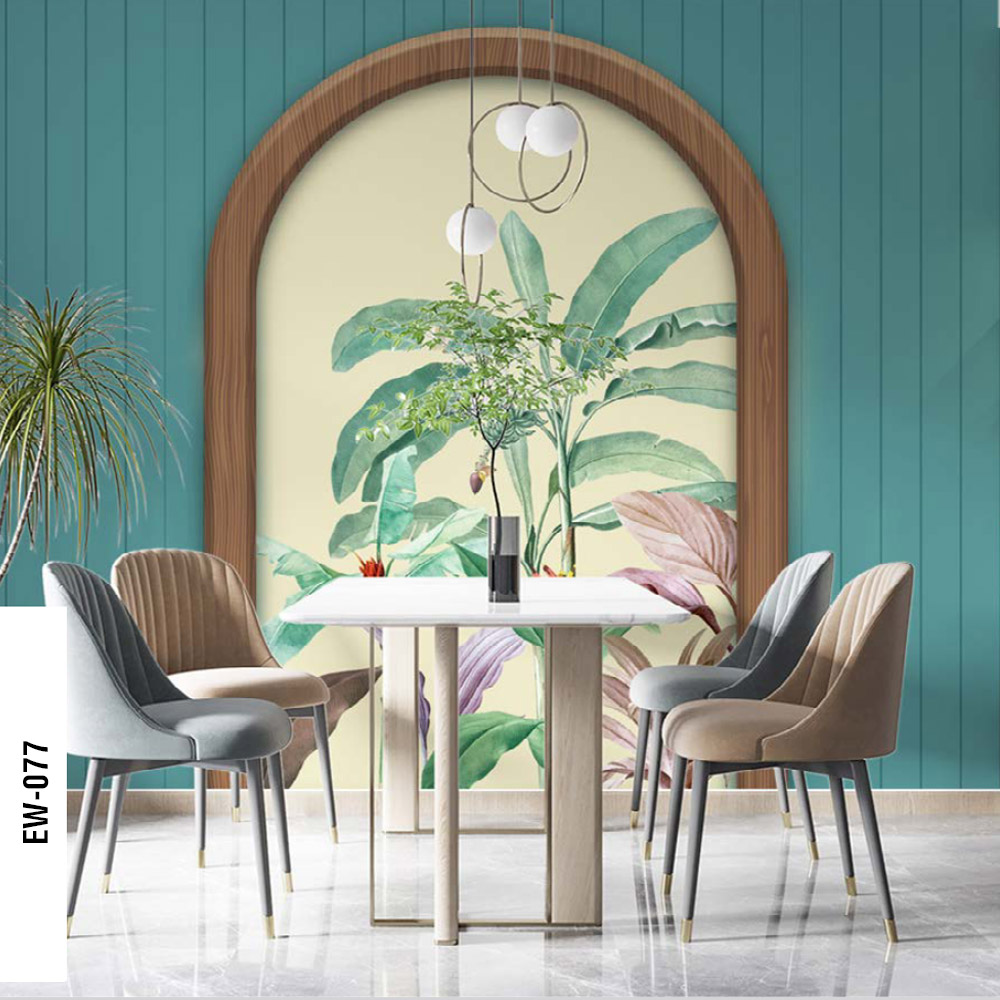 Tropical Door Wallpaper