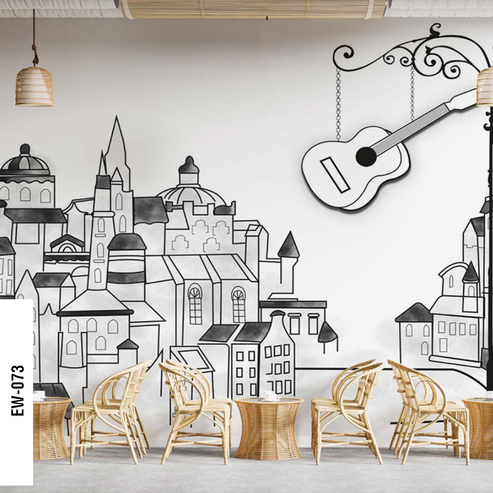 City Music Wall Mural