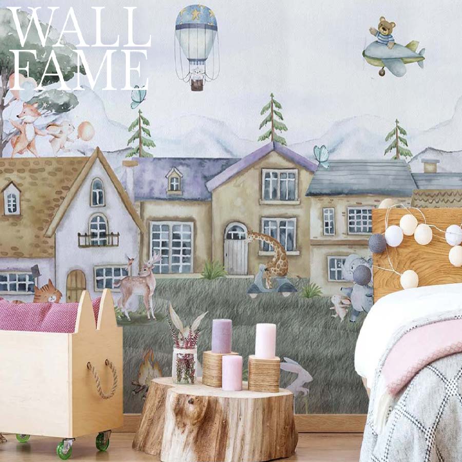Kids House Wall Mural