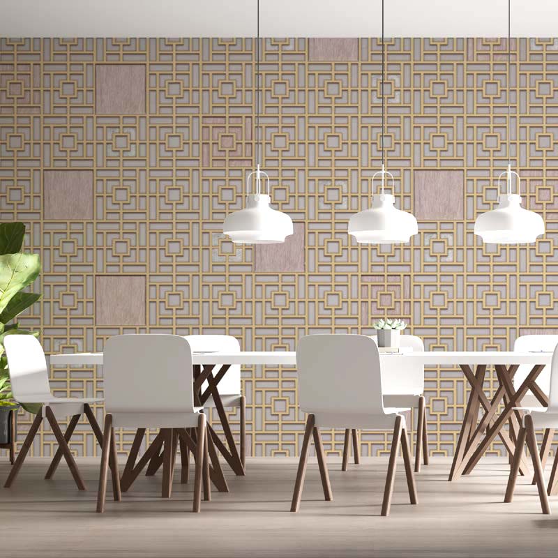 Window Mesh Design Mural