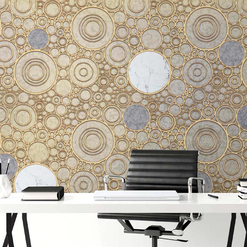 Circle Design Wall Mural