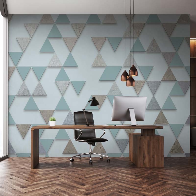 Triangle Design Wall Mural
