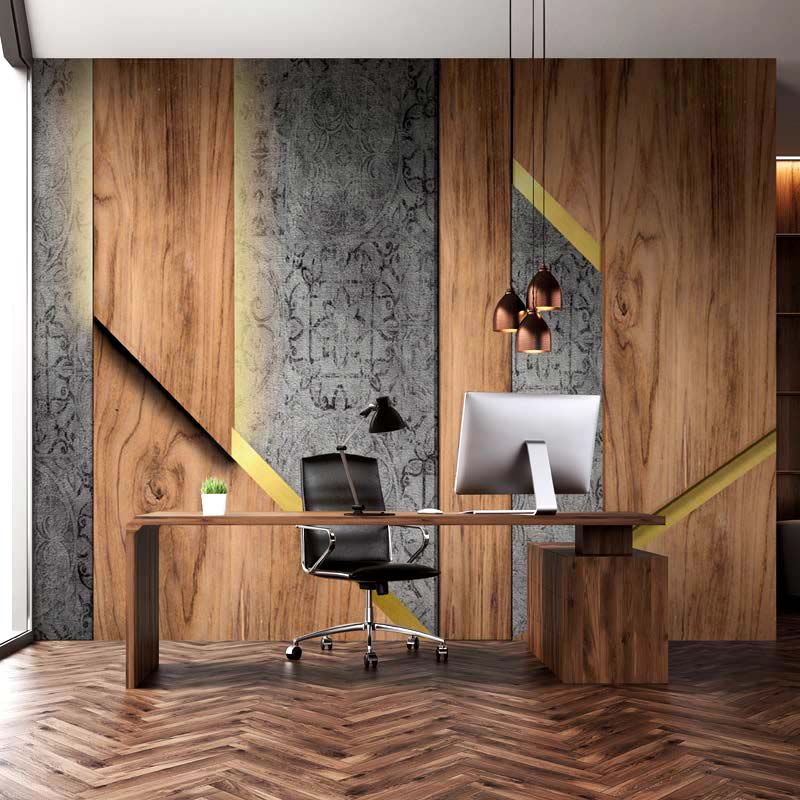 Wooden Wallpaper Design