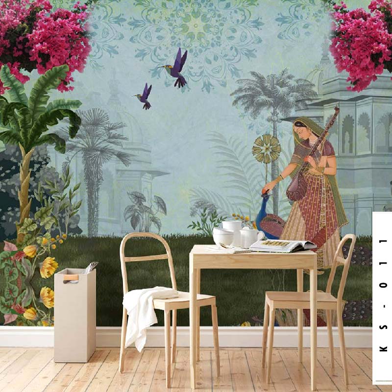 Indian Culture Art Wall Murals